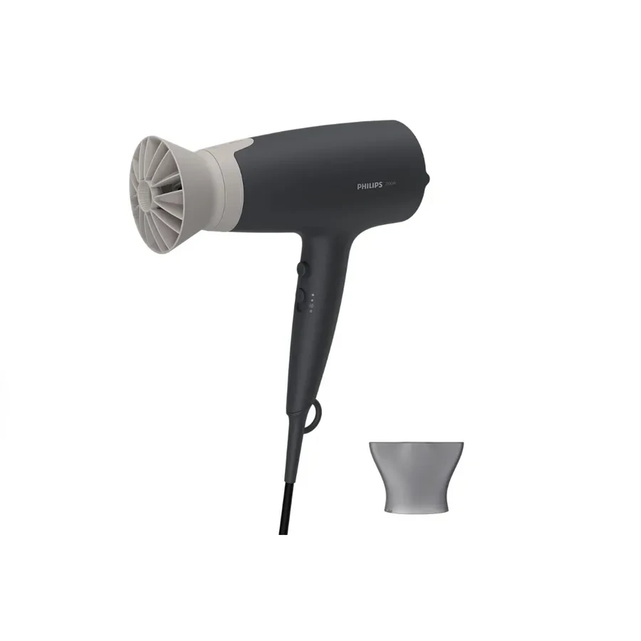 Фен Philips 3000 BHD351/10, 2 скорости, ионизация, черный