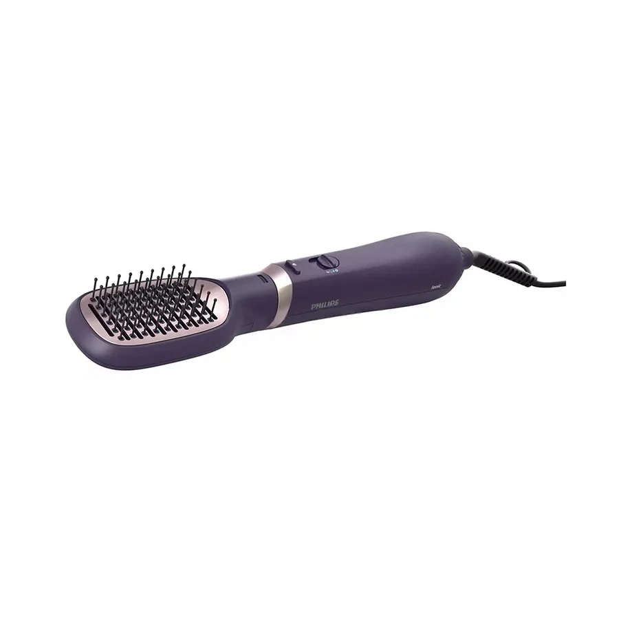 Фен-щётка Philips 3000 BHA313/00, 800 Вт, ионизация, фиолетовый — 2