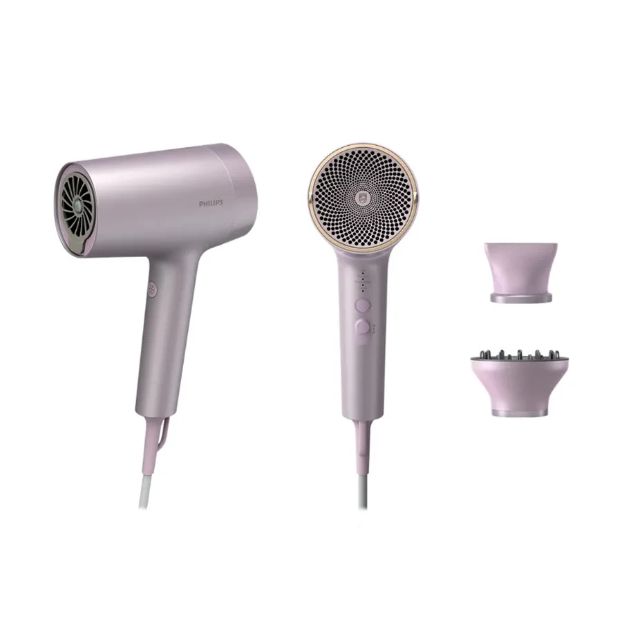 Фен Philips 7000 BHD723/10, 1800 Вт, DC, 4 нагрева, розовый