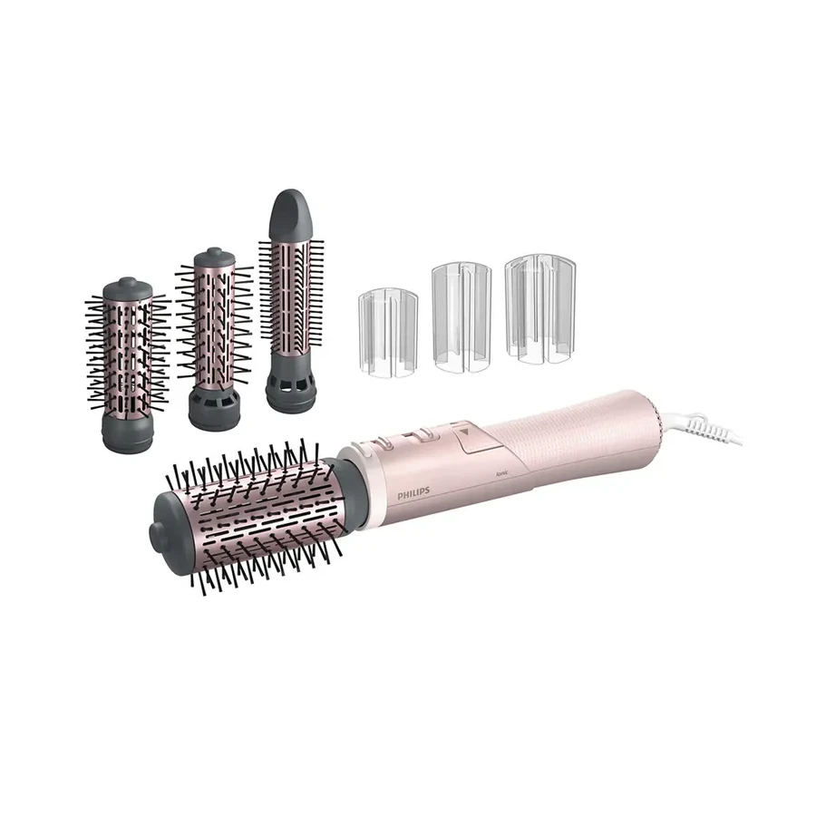 Вращающаяся фен-щётка Philips 7000 BHA735/00, 1000 Вт, розовый