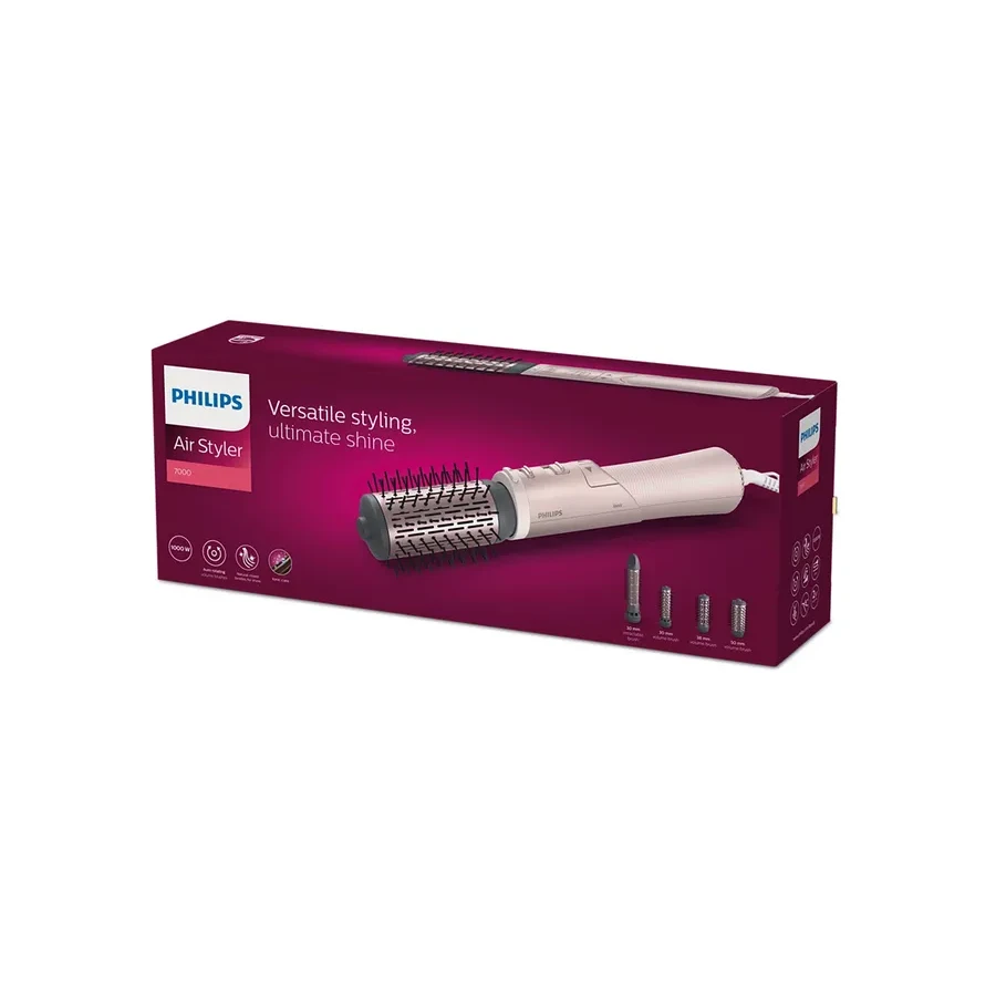 Вращающаяся фен-щётка Philips 7000 BHA735/00, 1000 Вт, розовый — 3