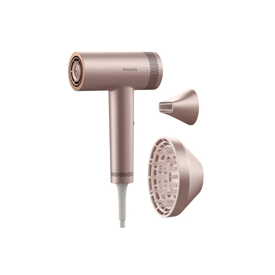 Фен Philips 8000 BHD837/10, 1400 Вт, 7 режимов, розовый
