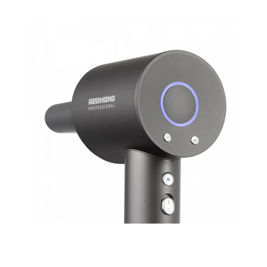 Фен Redmond HD1701, 1600 Вт, ионизация, серый — 2