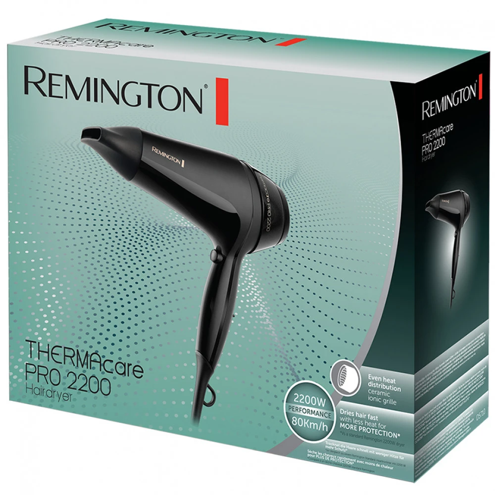 Фен Remington D5710, AC-мотор, 2000 Вт, черный — 2
