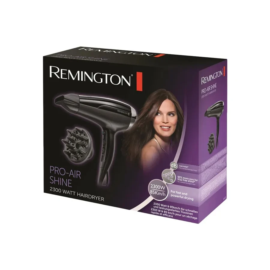 Фен Remington D5215, DC-мотор, 2300 Вт, турмалиновая ионизация — 2