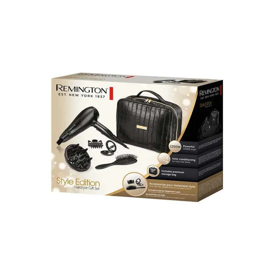 Фен Remington D3195GP, DC-мотор, 2200 Вт, 6 аксессуаров — 3