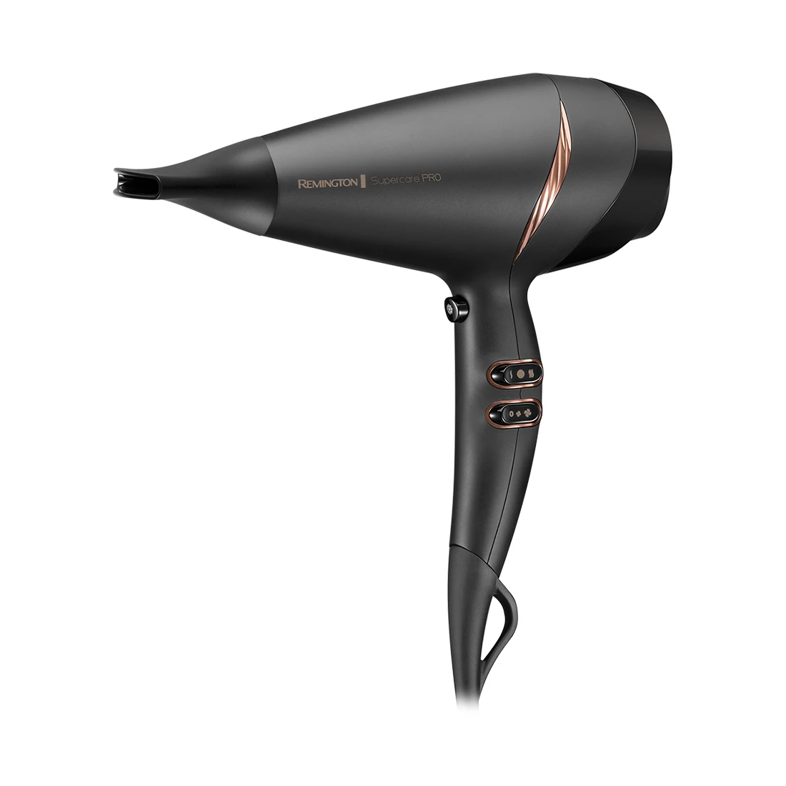 Фен Remington AC7200, AC-мотор, 2200 Вт, 3м кабель, черный