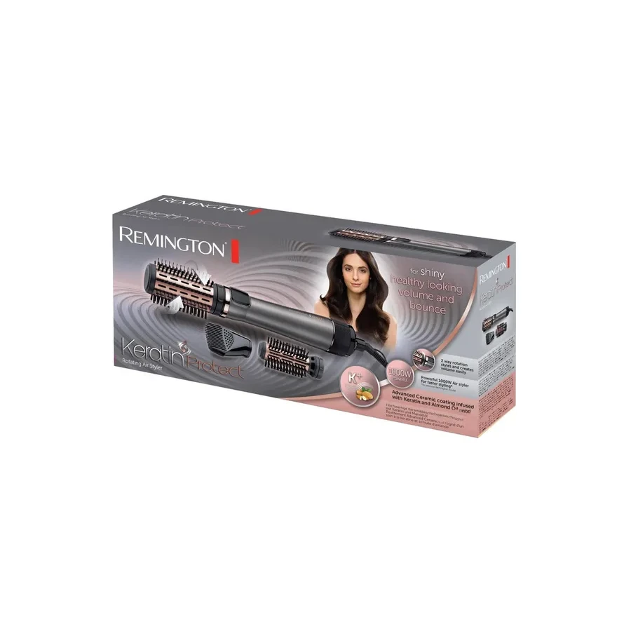 Фен-щетка Remington AS8810, 1000 Вт, автовращение, серый — 5