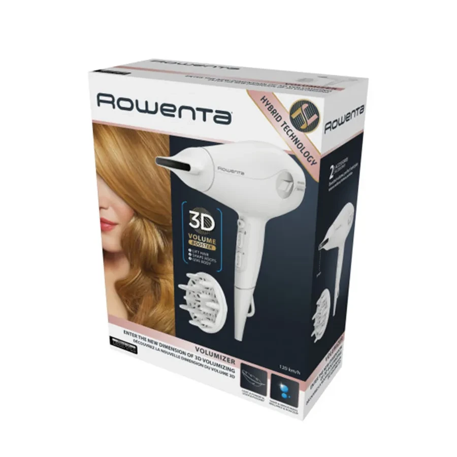 Фен Rowenta CV6130F0, 2400 Вт, ионизация, диффузор — 3