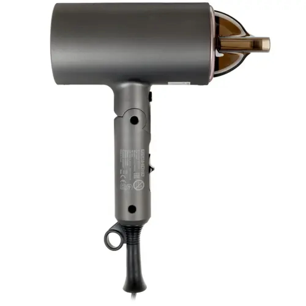 Фен Redmond RF-534, 1600 Вт, складная ручка, серый/розовый — 5