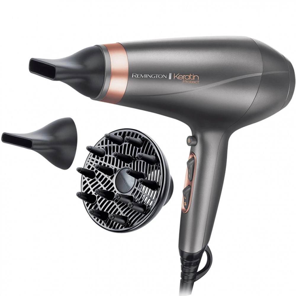 Фен Remington AC8820, AC-мотор, 2200 Вт, серебристый