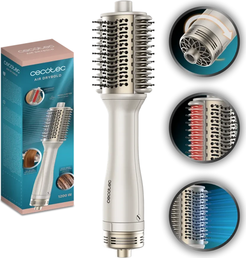 Фен-щетка Cecotec Air DryBold, белый