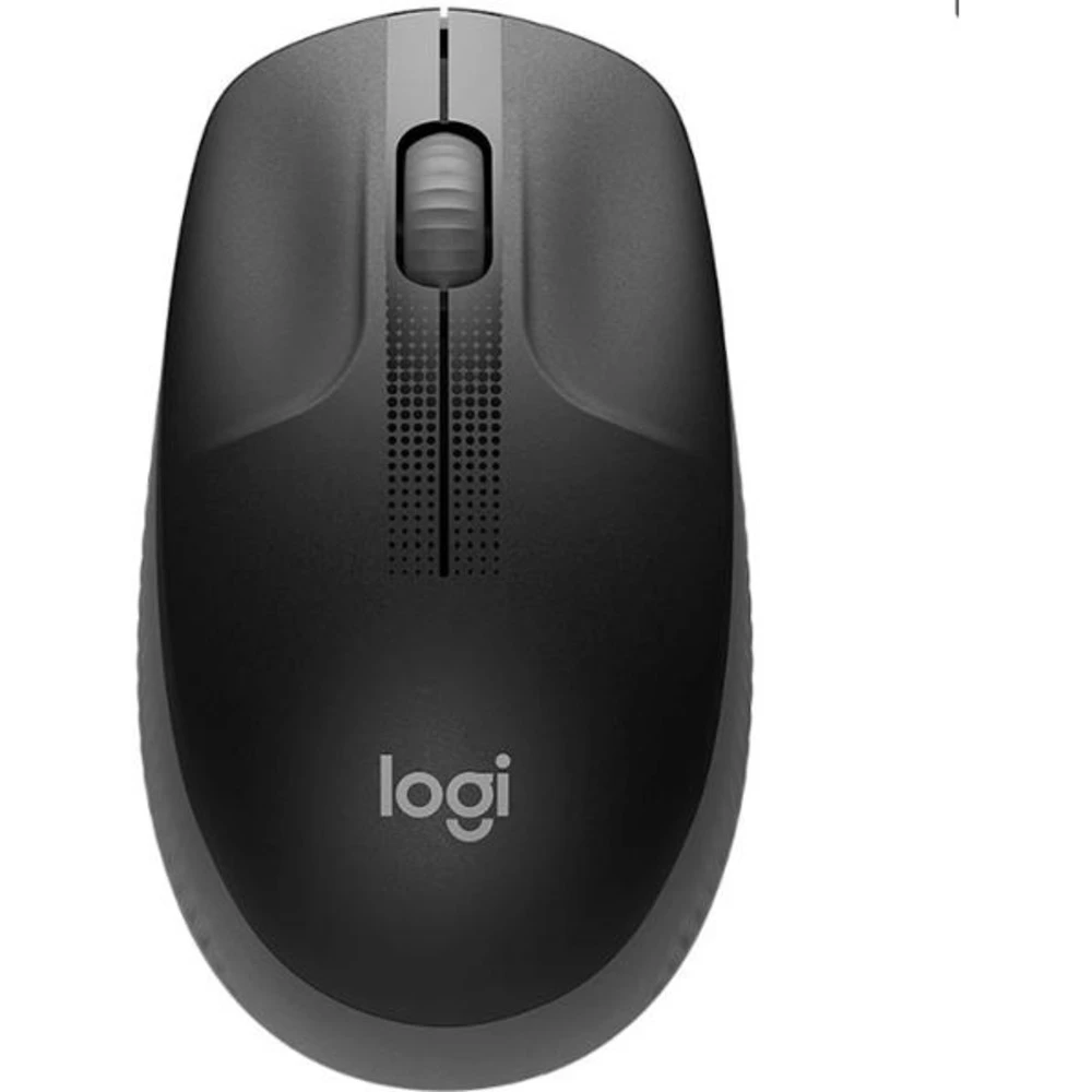Мышь Logitech M190, беспроводная, полноразмерная, графитовая — 2