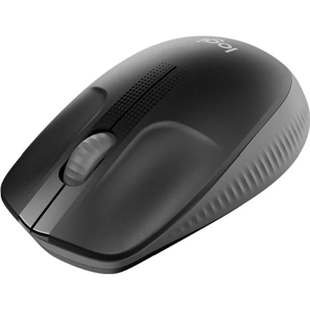 Мышь Logitech M190, беспроводная, полноразмерная, графитовая — 4