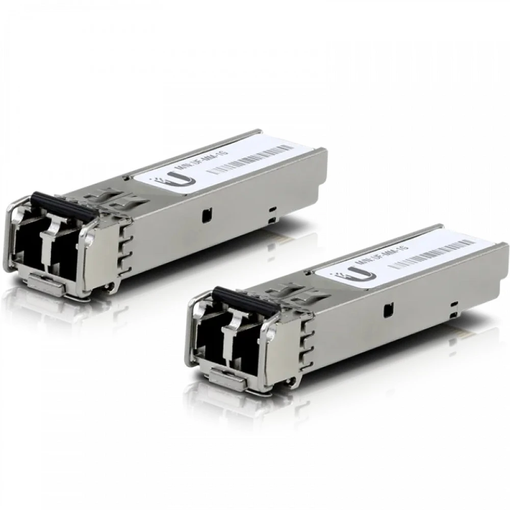 Оптический модуль Ubiquiti UACC-OM-MM-1G-D, SFP 1 Гбит/с, многомодовый, 850 нм, Duplex LC, 550 м, 20 шт — 2
