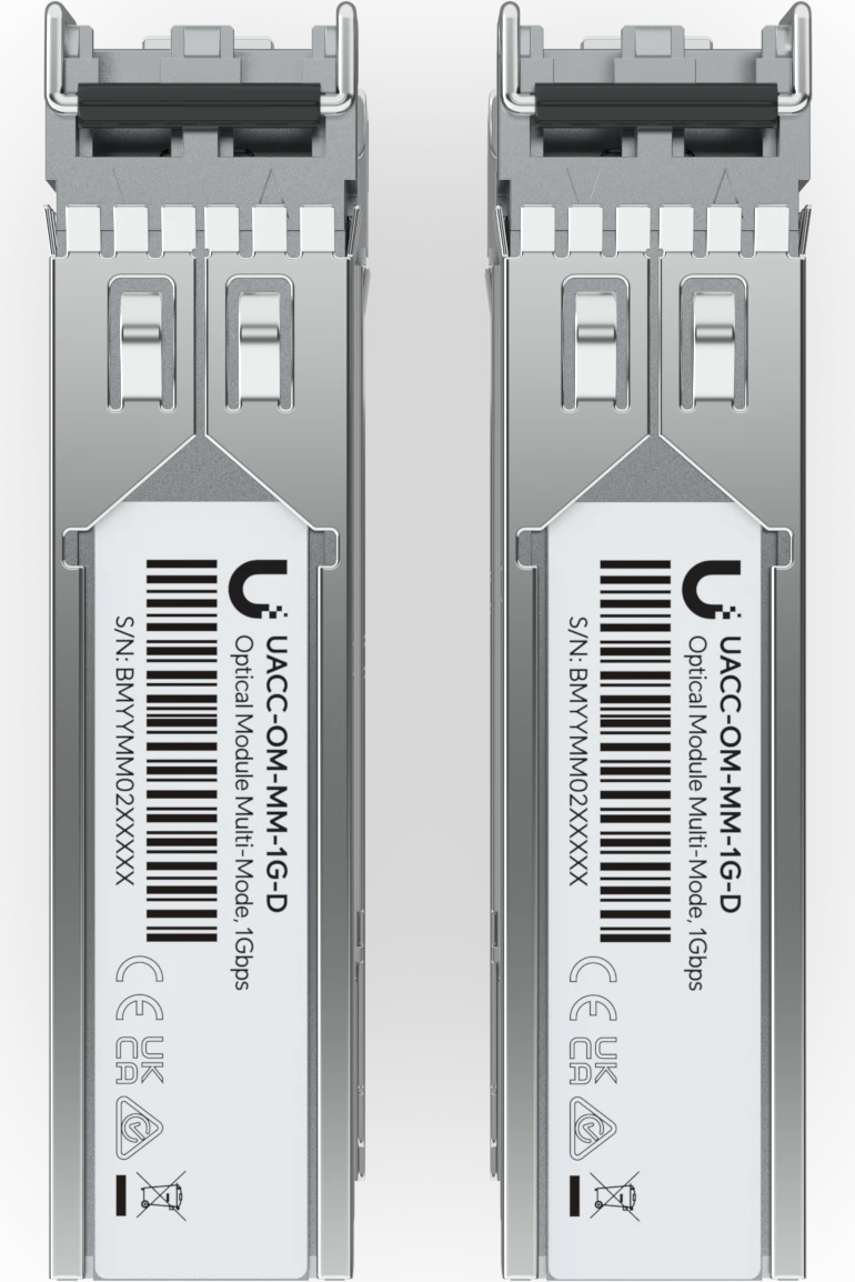 Оптический модуль Ubiquiti UACC-OM-MM-1G-D, SFP 1 Гбит/с, многомодовый, 850 нм, Duplex LC, 550 м, 20 шт — 4