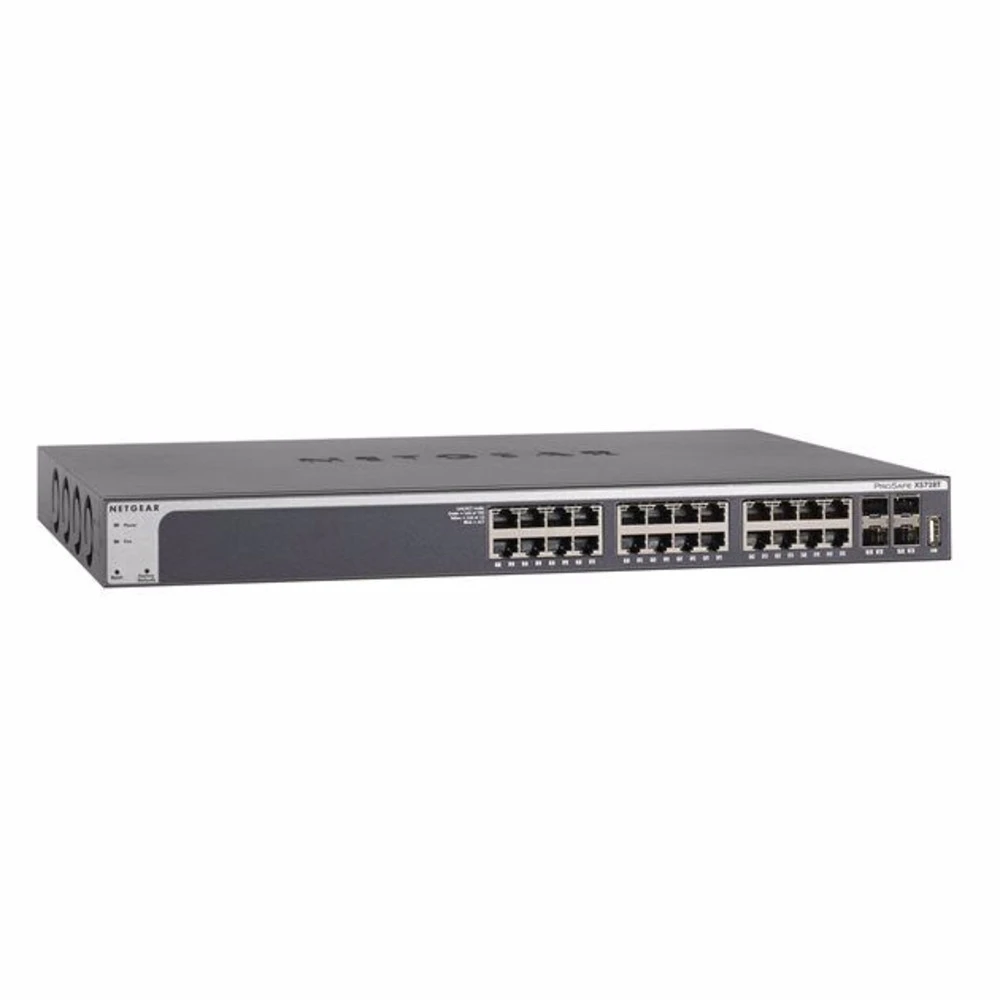 Коммутатор Netgear XS728T, 24x10G RJ-45, 4xSFP+, Smart Managed Pro, L3 Lite, 1U