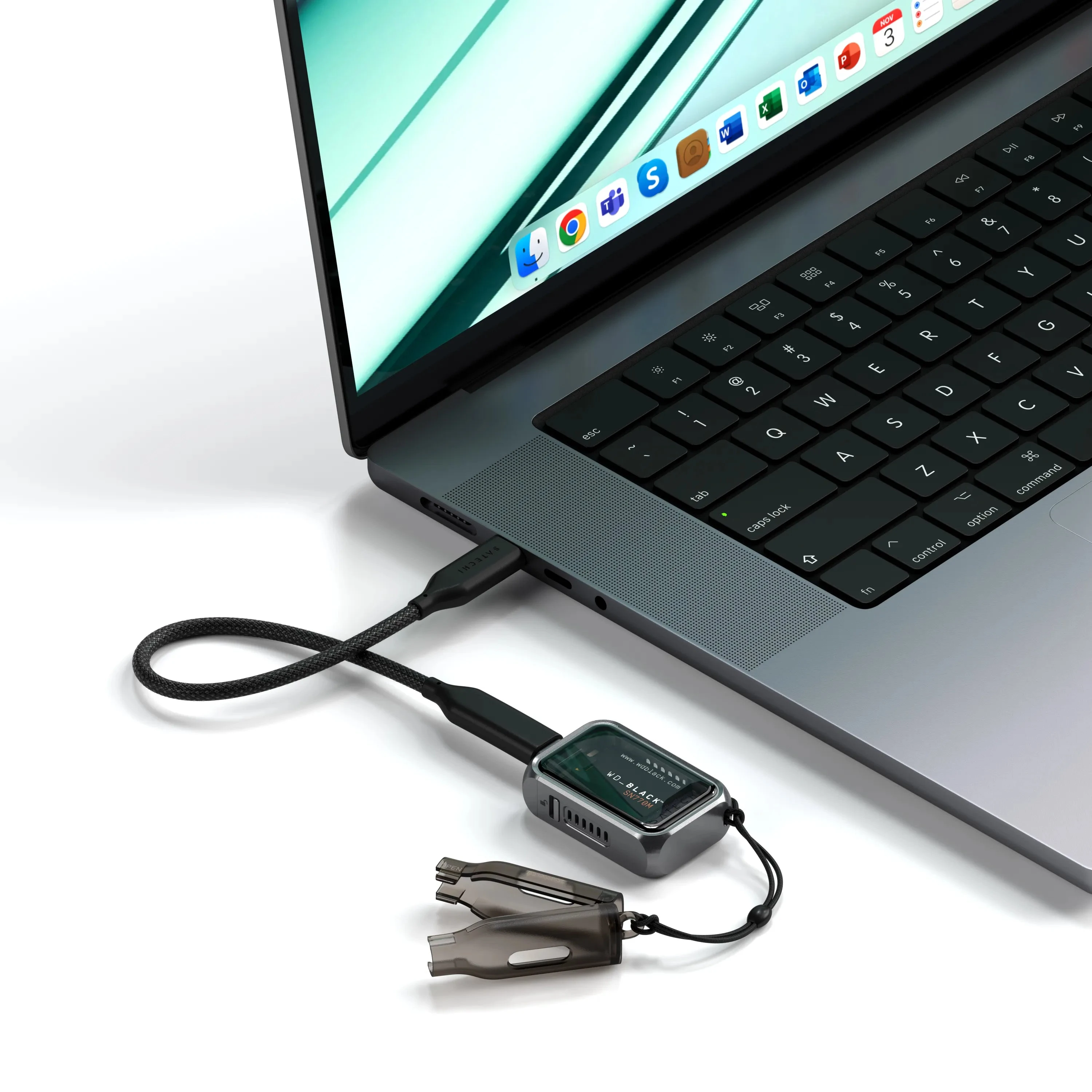 Внешний бокс Satechi ST-E2230M для SSD M.2 NVMe 2230, USB-C 3.2 Gen2 — 5