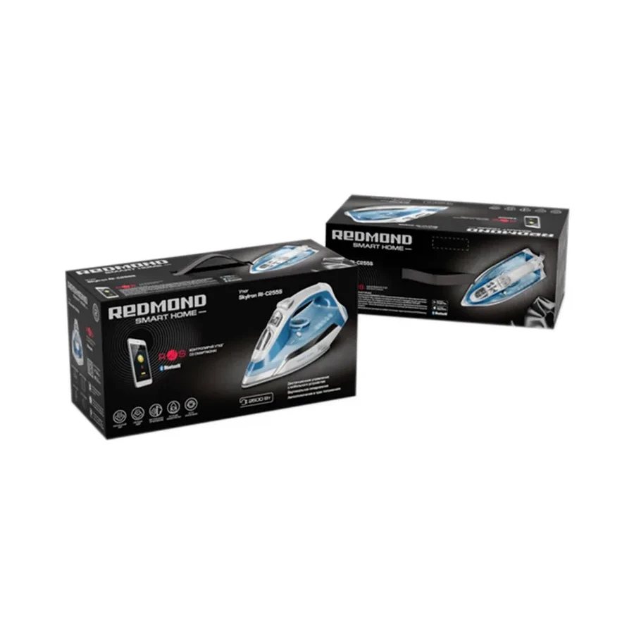 Утюг Redmond SkyIron RI-C255S, 2500W, голубой, керамика — 3