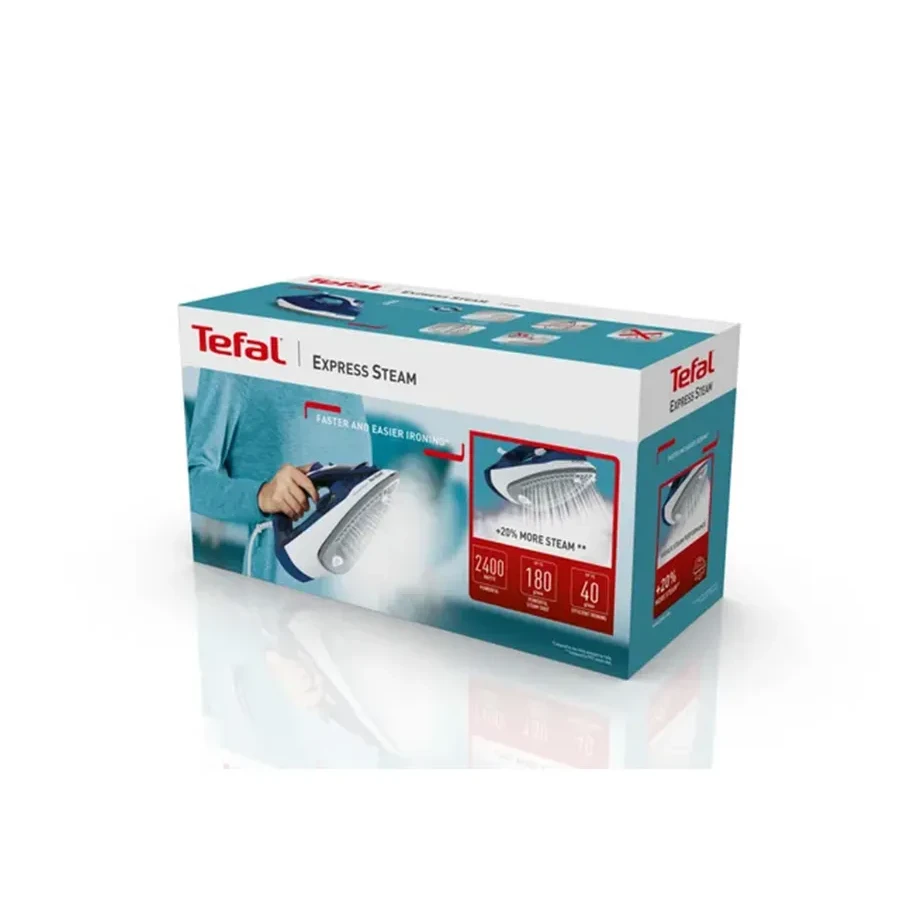 Утюг Tefal FV2838E0, 2400Вт, паровой удар 180г/мин