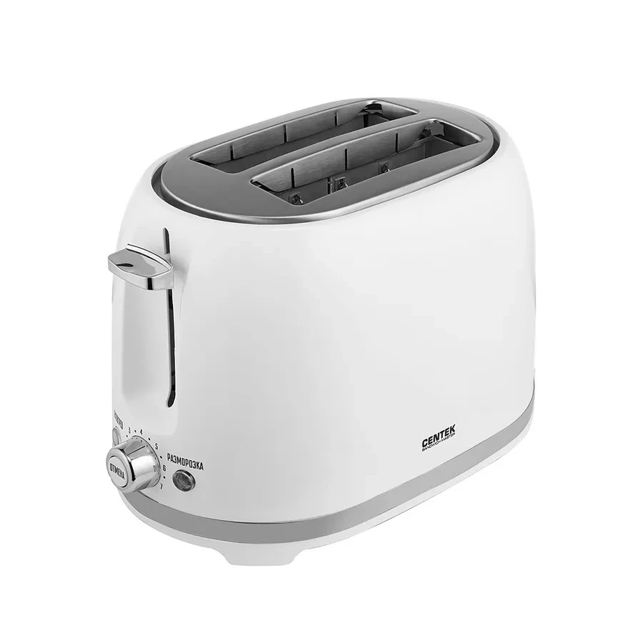Centek СТ-1432 тостер 850W, 7 уровней, белый