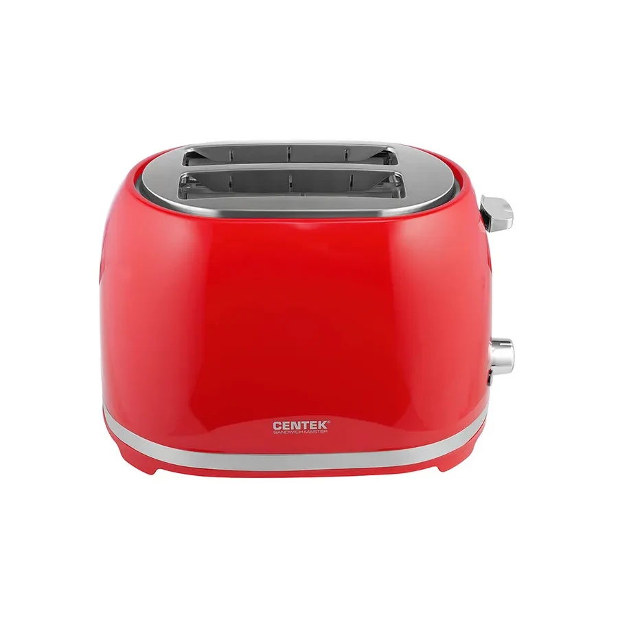 Centek СТ-1432 тостер 850W, 7 уровней, красный — 2