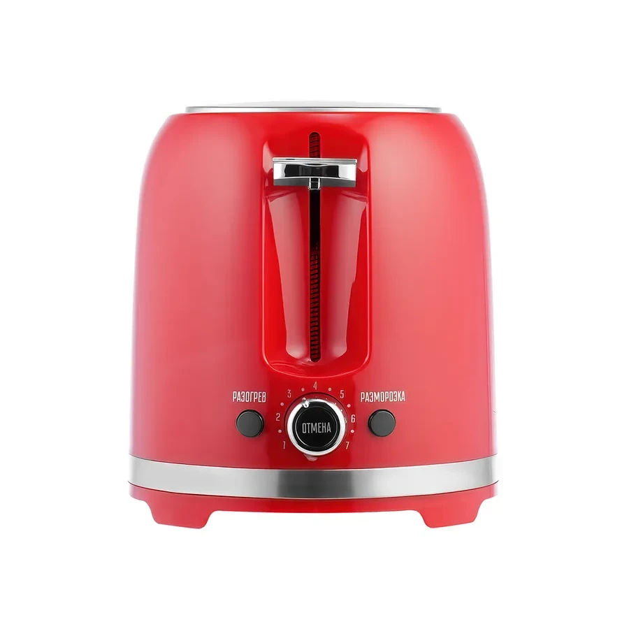 Centek СТ-1432 тостер 850W, 7 уровней, красный — 3