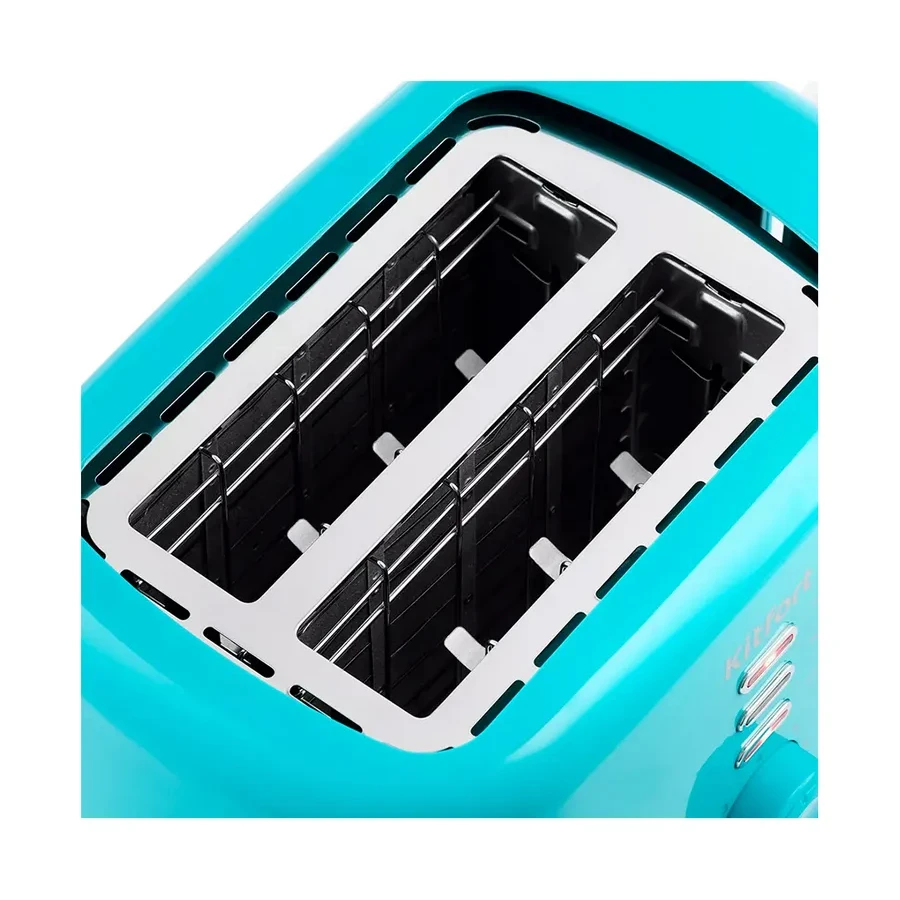 Kitfort КТ-2050-3 тостер 850W, 7 режимов, бирюзовый — 3