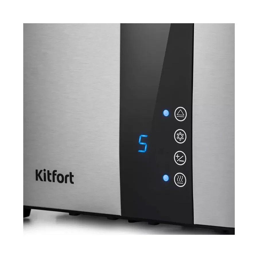 Kitfort КТ-2047 тостер 850W, 7 режимов, серебристый — 2
