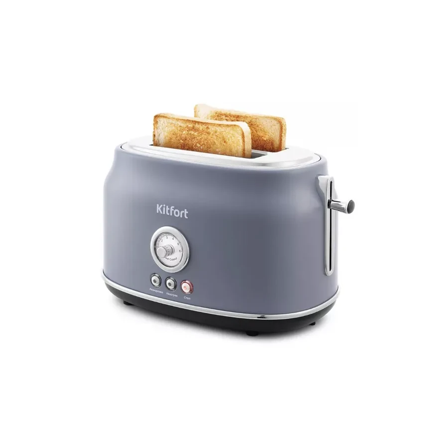 Kitfort КТ-2038-3 тостер 685-815W, серый