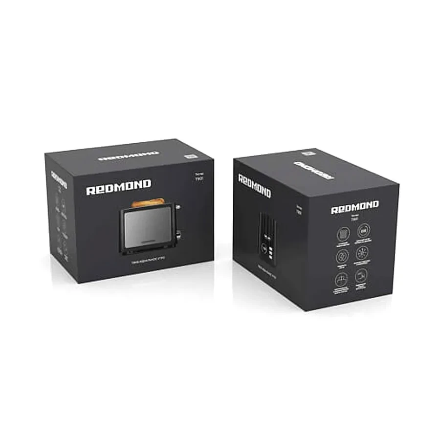 Redmond T901 тостер 9 режимов, дисплей, чёрный — 3
