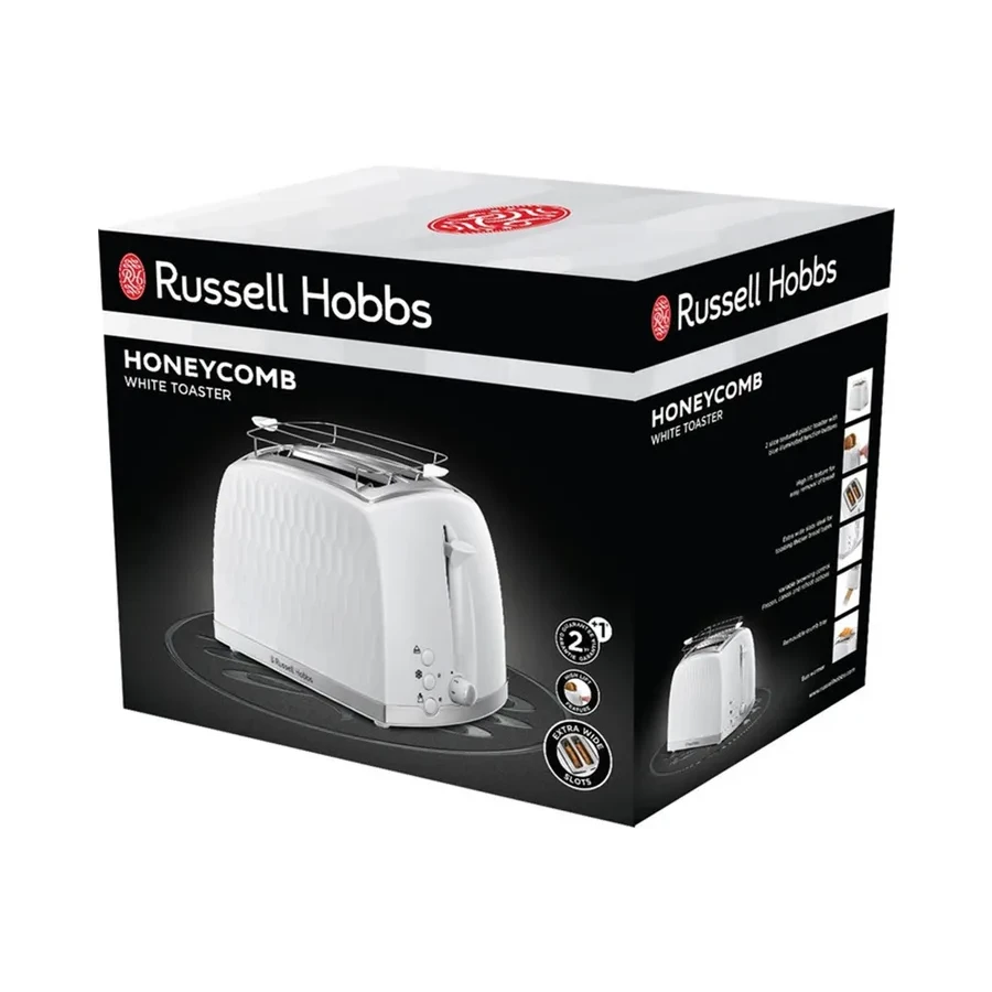 Russell Hobbs 26060-56 тостер 850W, 6 режимов, белый — 3