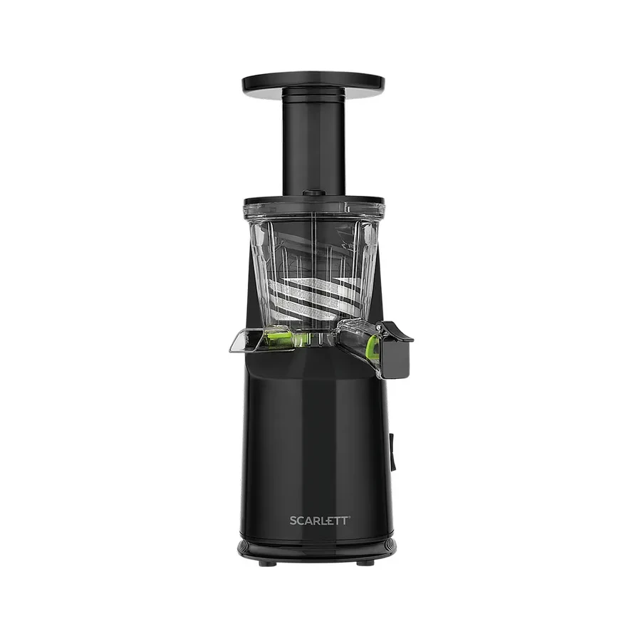 Соковыжималка шнековая Scarlett SC-JE50S46, 150 Вт, черная