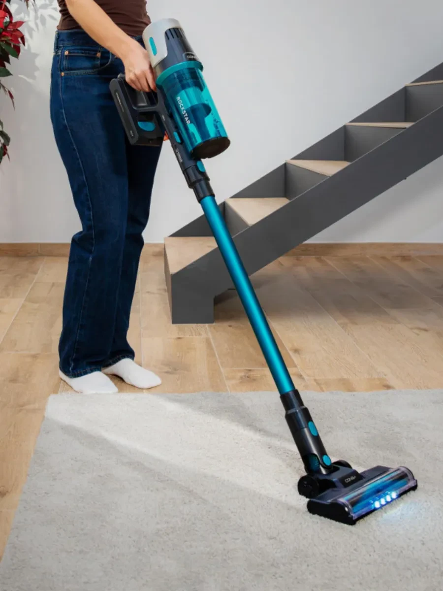 Пылесос вертикальный Cecotec Rockstar 1500, голубой — 3