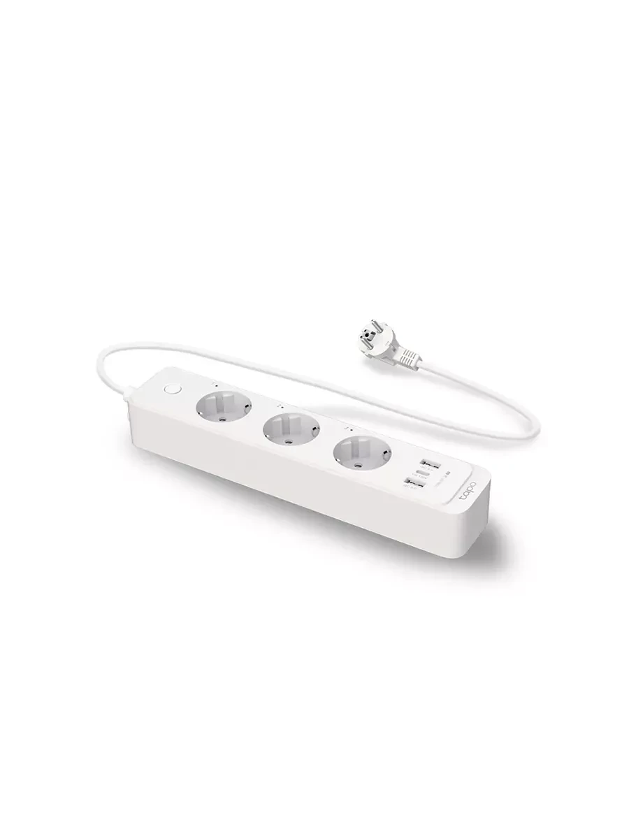 Умный сетевой фильтр TP-Link Tapo P300, Wi-Fi, 10 A, 2300 Вт — 2
