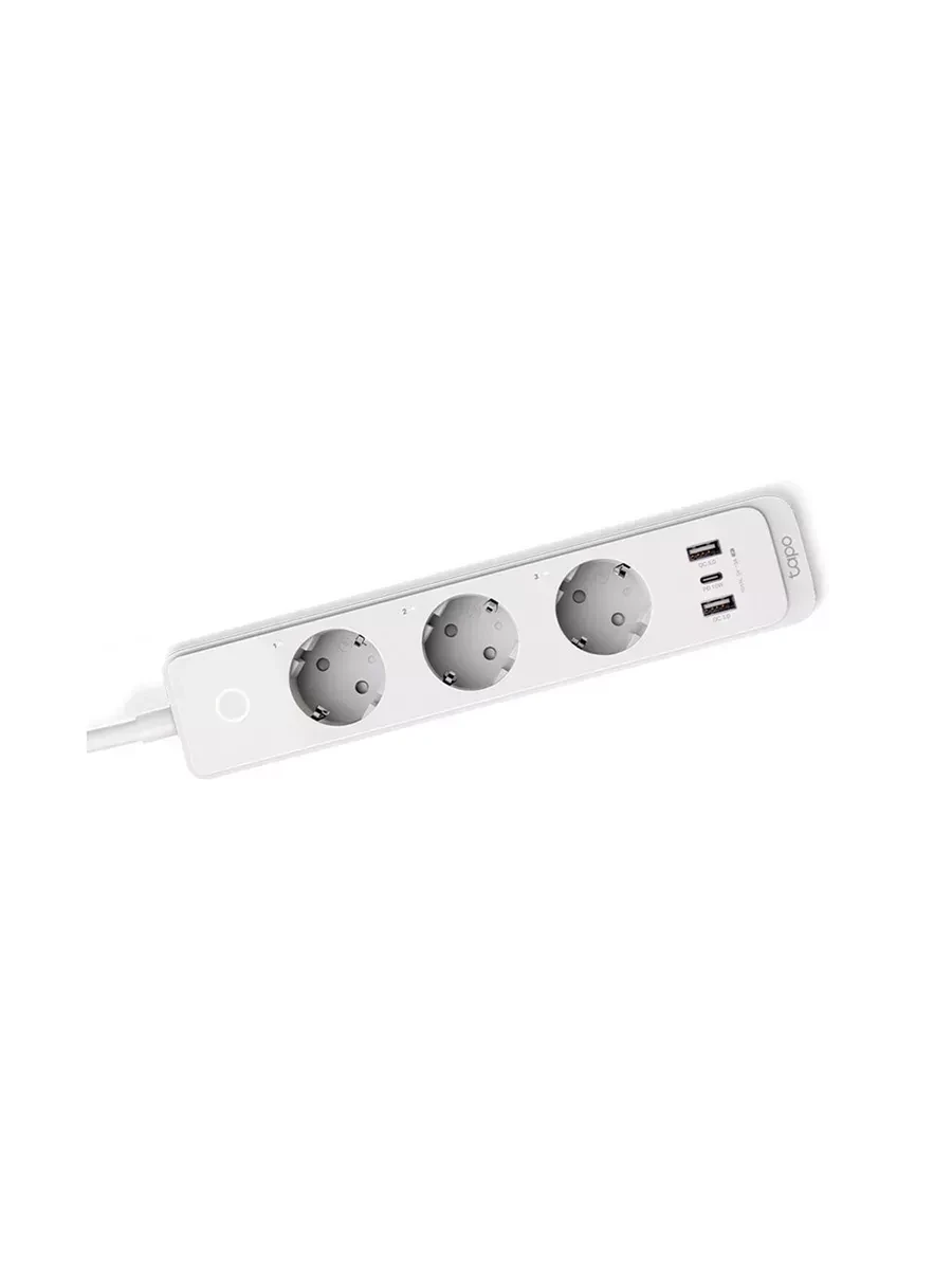 Умный сетевой фильтр TP-Link Tapo P300, Wi-Fi, 10 A, 2300 Вт — 3