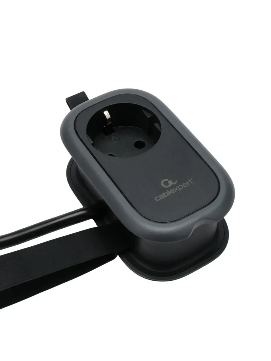 Сетевой фильтр Cablexpert EXN-1-CU2-B, 1,13м, 1 розетка, 2xUSB/Type-C