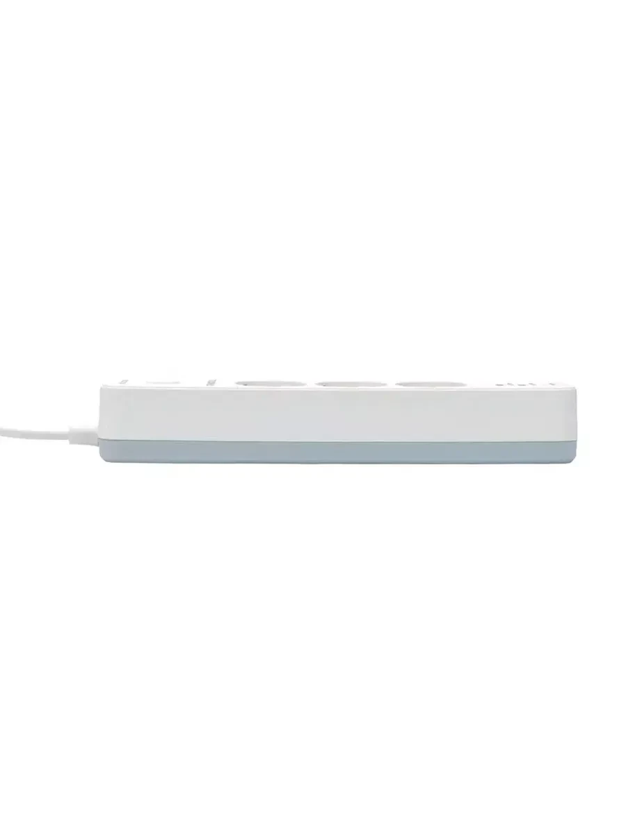 Сетевой фильтр Гарнизон, 2м, 3 розетки, 2xUSB/Type-C, 10A, белый