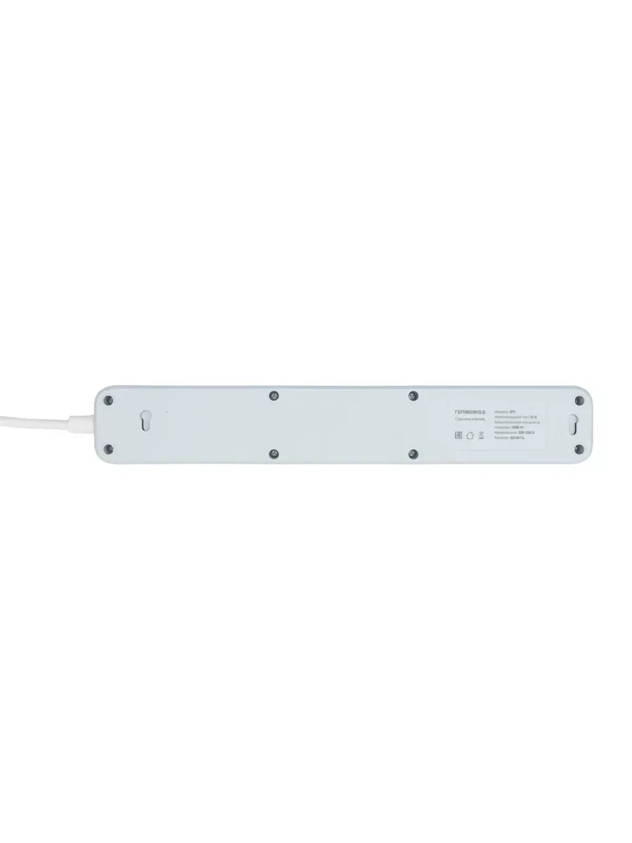 Сетевой фильтр Гарнизон, 4м, 4 розетки, 3xUSB, 10A, белый — 2