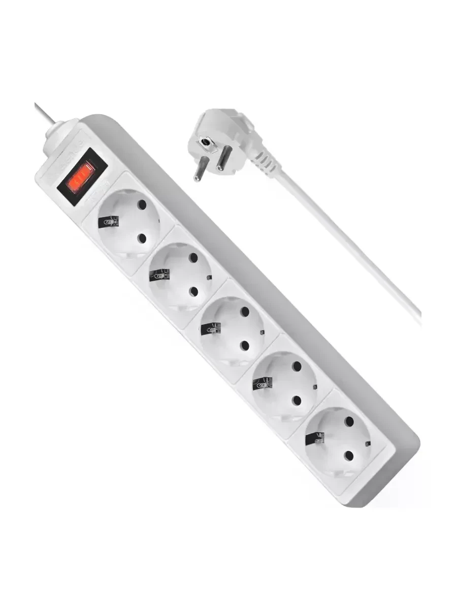 Сетевой фильтр Defender ES 5м 5 розеток White