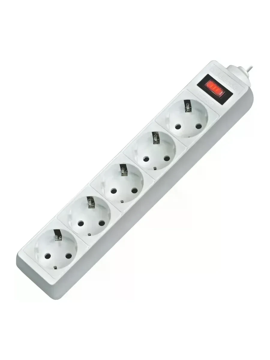 Сетевой фильтр Defender ES 5м 5 розеток White — 2
