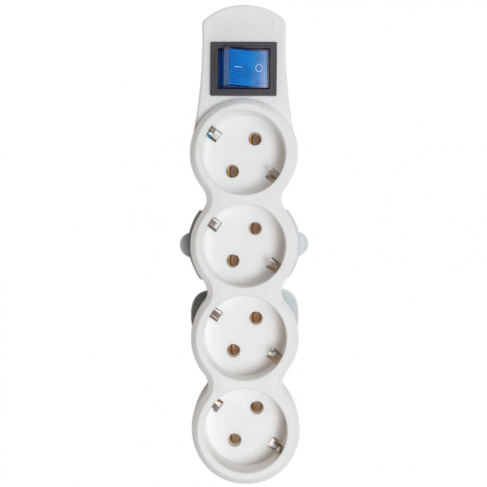 Setevoy filtr SVC ZP4S-18M, 4 розеток, 1,8 m