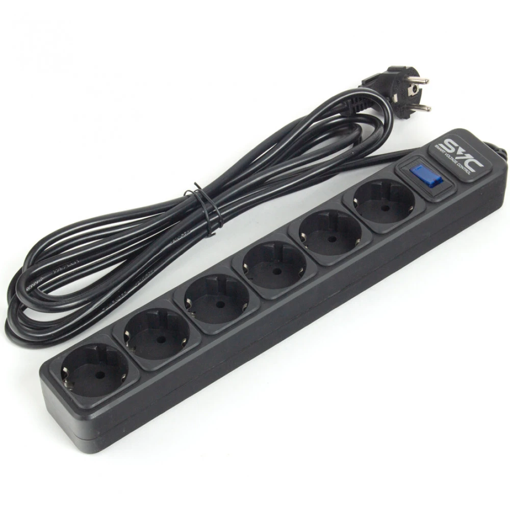 Setevoy filtr SVC ZC6S-30M, 6 розеток, 3 m — 2