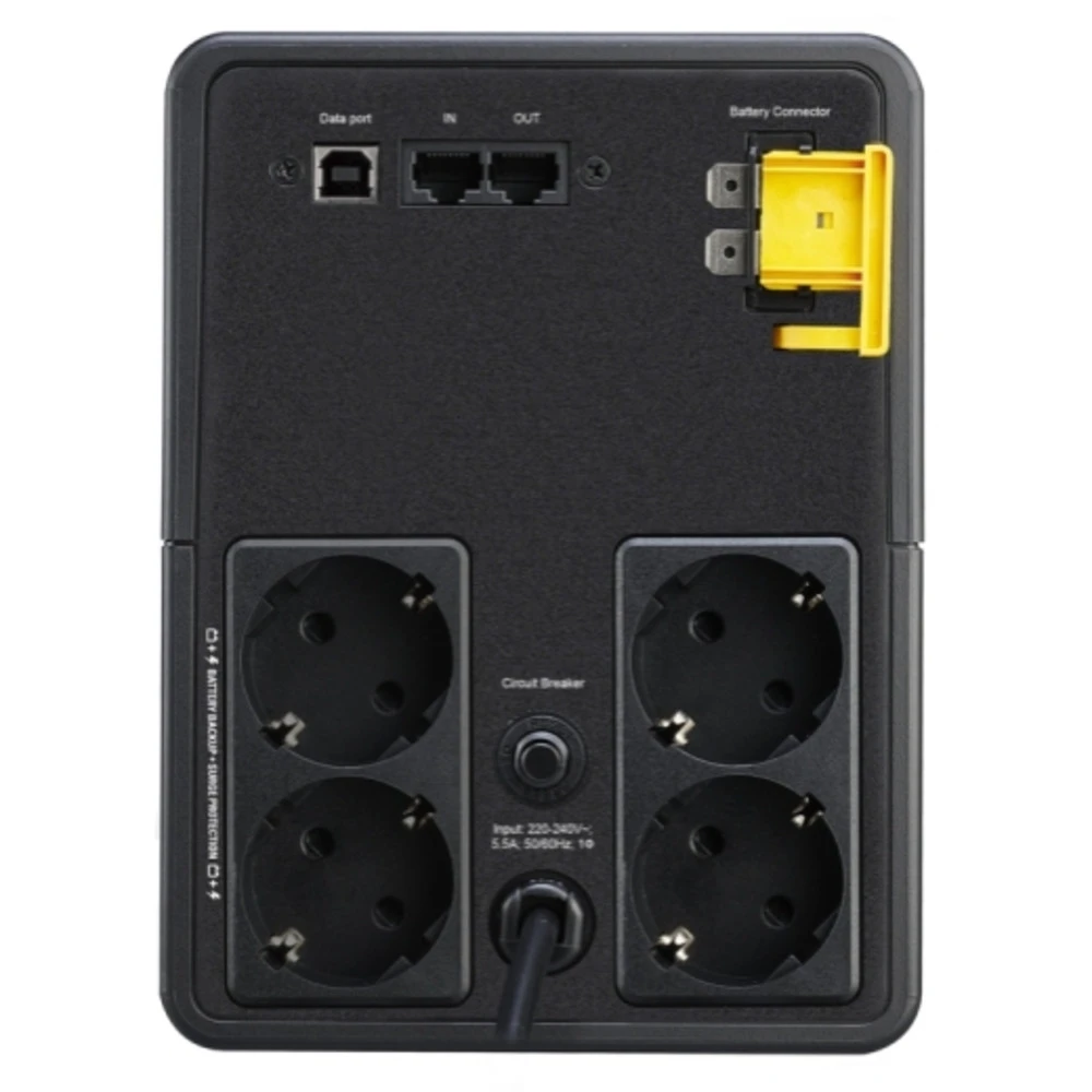 ИБП APC Back-UPS 1200VA 230V, AVR, розетки Schuko — 2