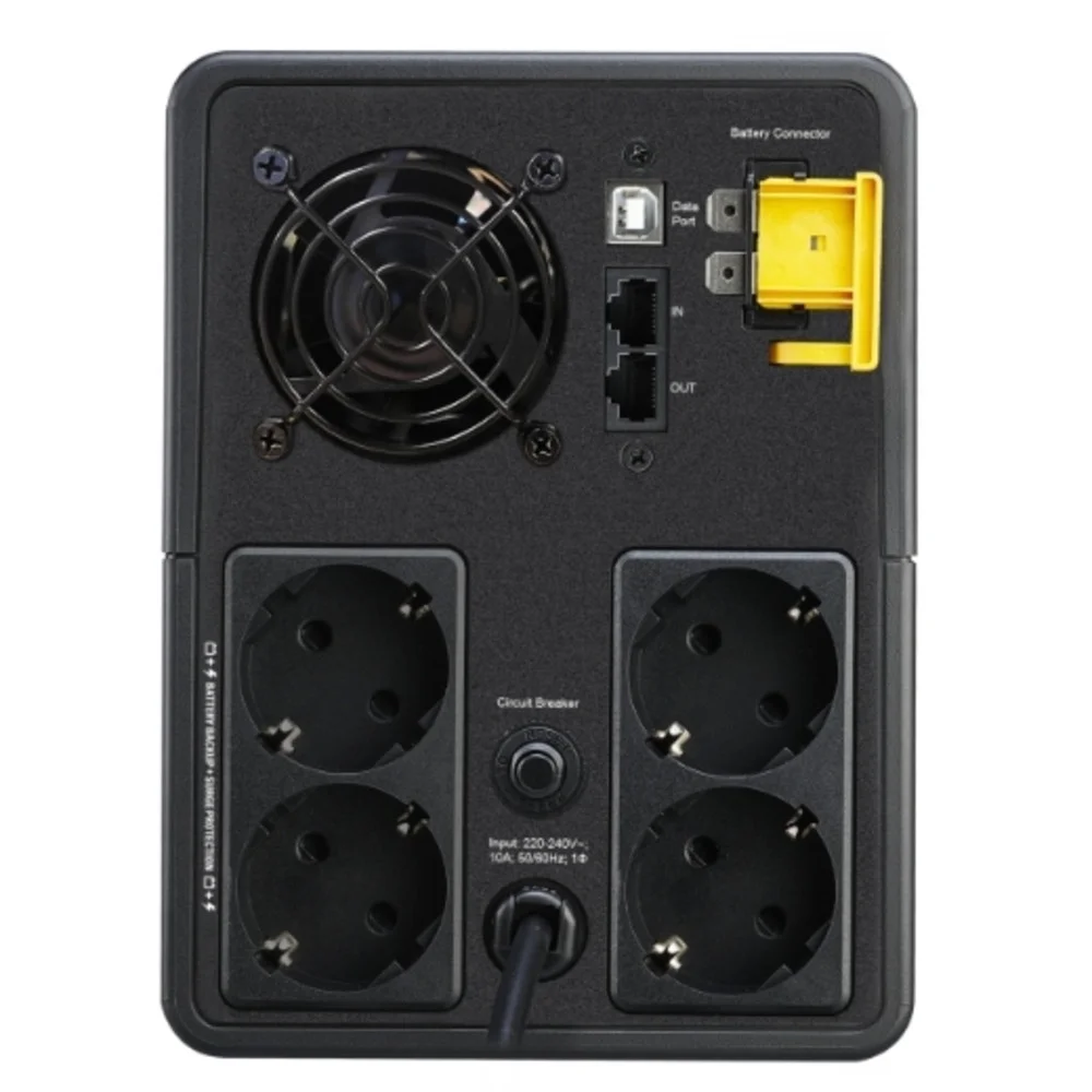 UPS APC Back-UPS BX2200MI-GR, 2200VA/1200Vt, 4 розеток — 4
