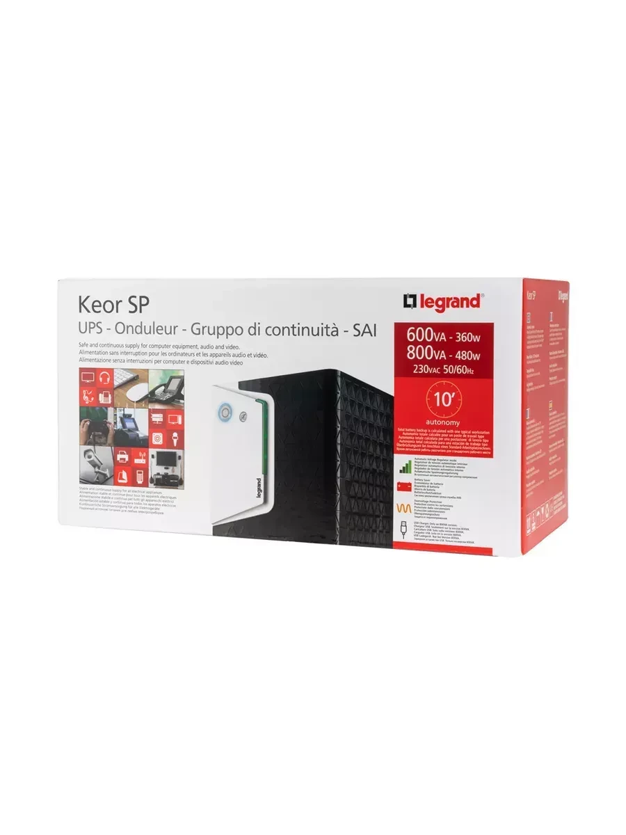 ИБП Legrand Keor SP 600ВА, линейно-интерактивный — 3