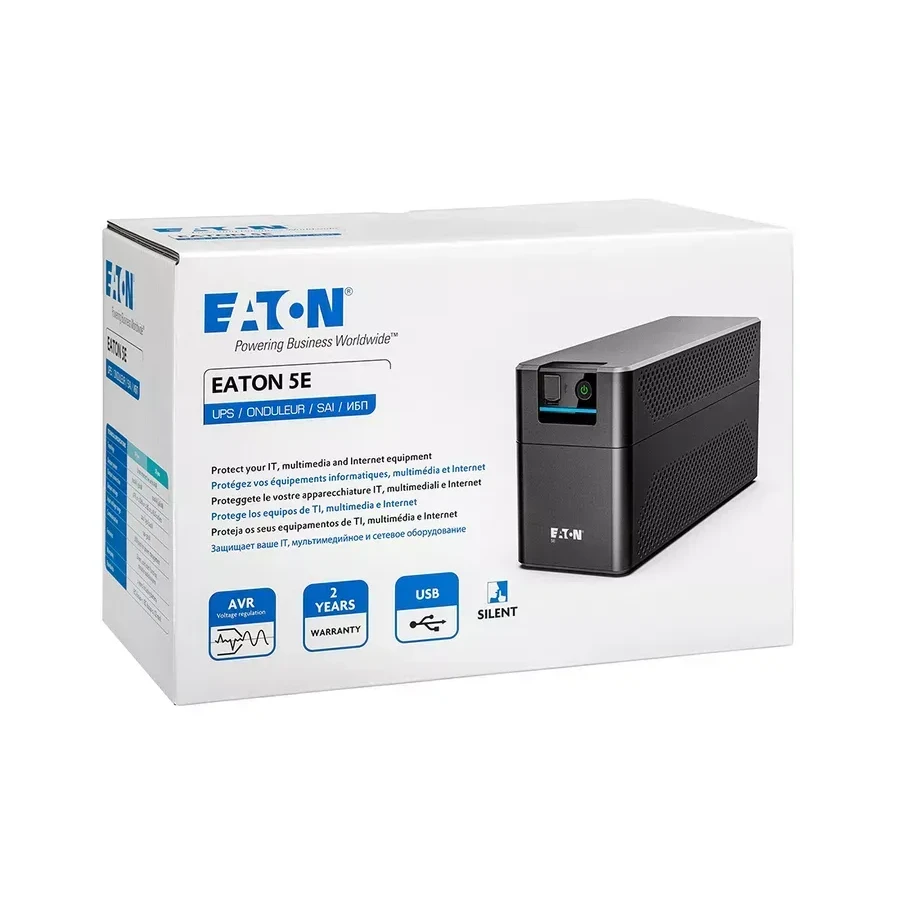ИБП Eaton 5E700UD, 700ВА, 2 Schuko, 1 USB