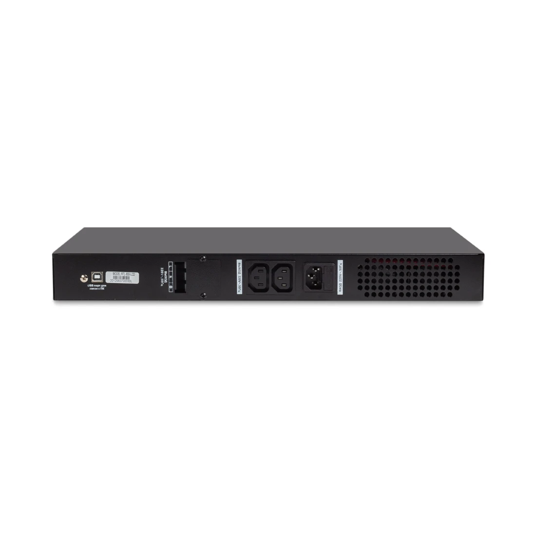 ИБП SVC RTL-800-LCD, 800ВА/500Вт, стоечный 1U — 3