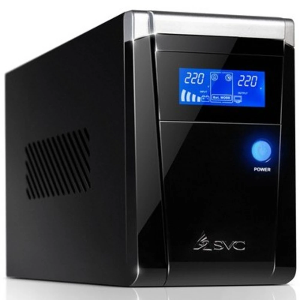 ИБП SVC V-800-F-LCD, 800VA/480W, AVR