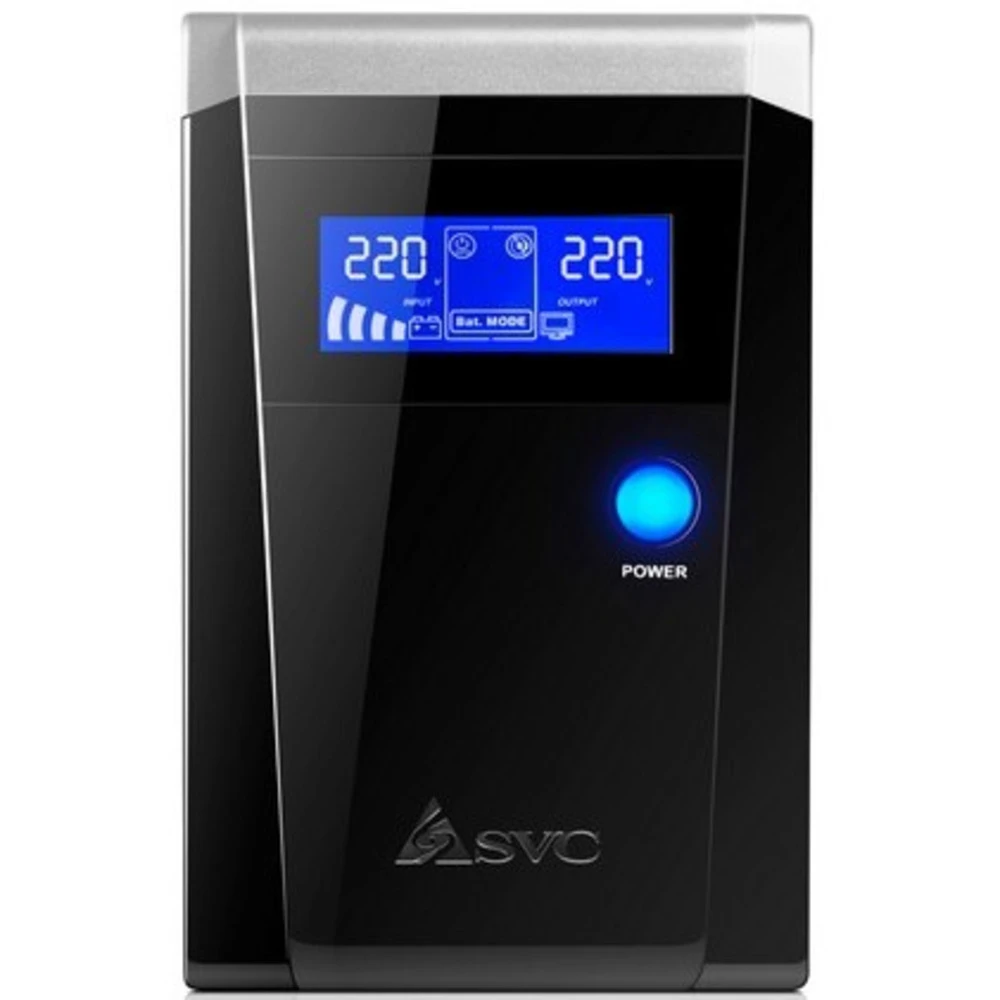 ИБП SVC V-800-F-LCD, 800VA/480W, AVR — 2